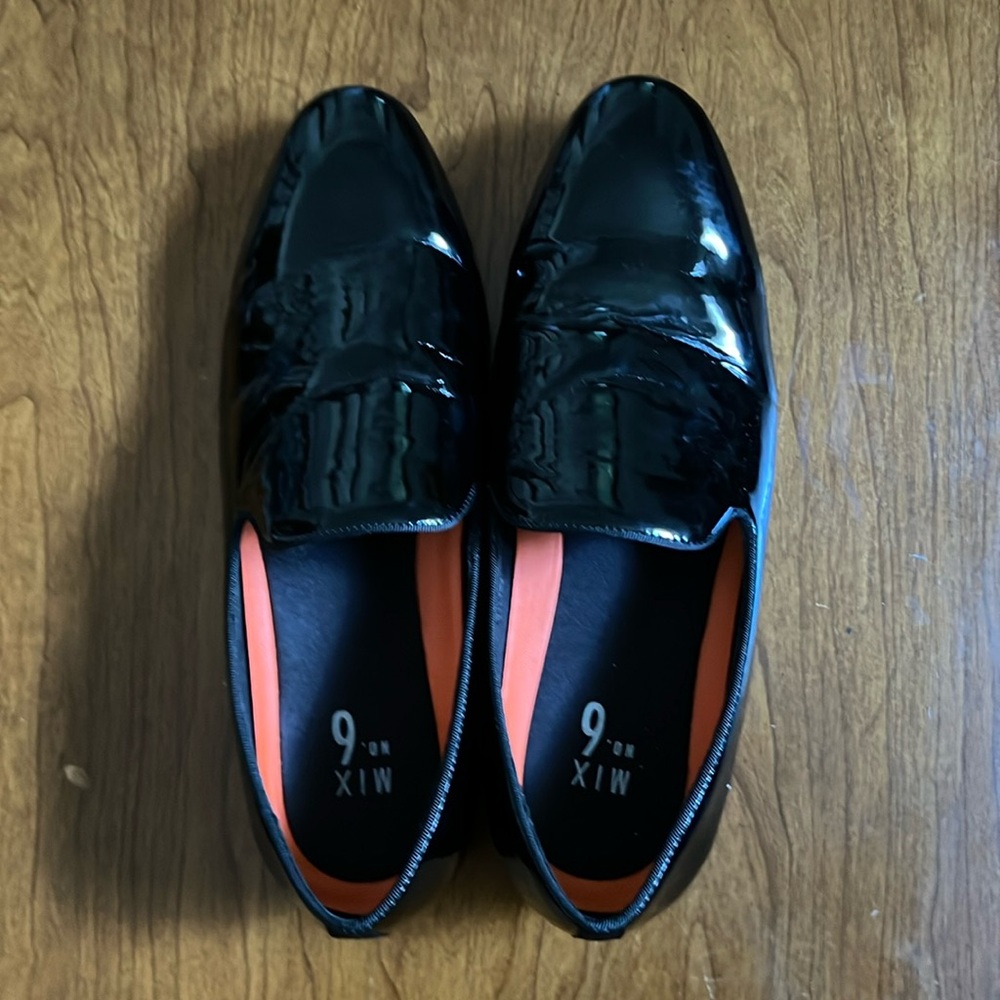 Men’s Haigen patent leather loafers by Mix No.6 Size 11